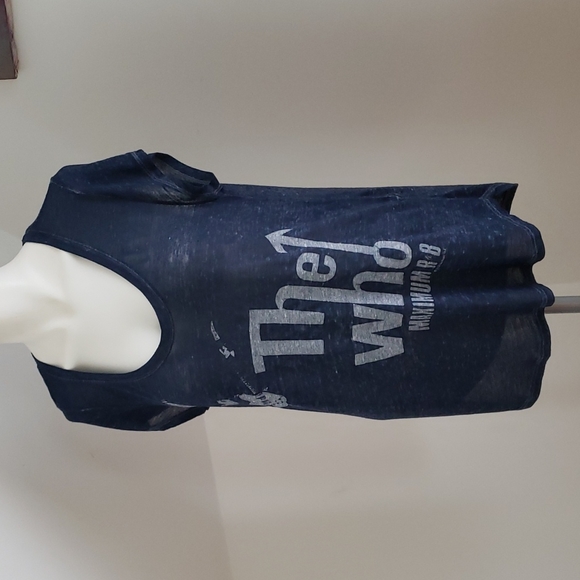 Lucky Brand Tops - "The Who" Lucky Brand long top t-shirt, soft Heather blue, size M